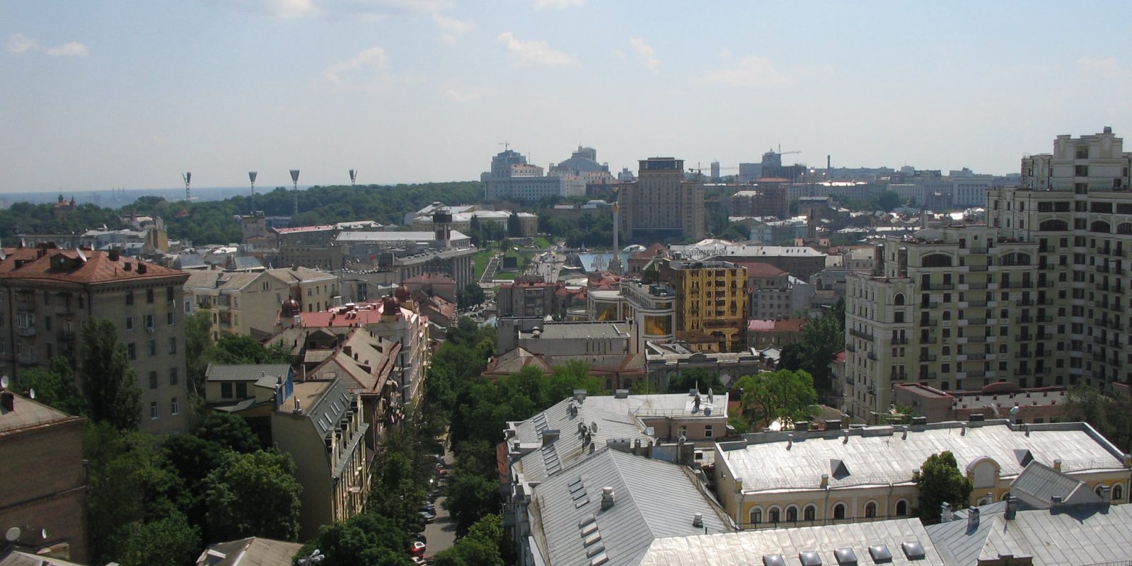 Панорама Києва з видом на історичний центр